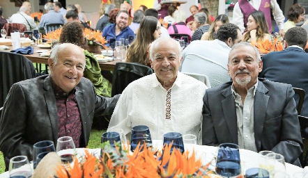  Raúl Ortiz, Jorge Montellano y José Vázquez.