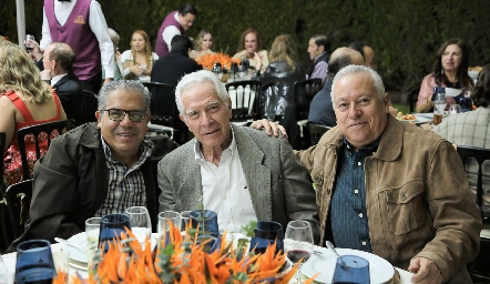  Erik Soriano, Mariano Nagore y Rafael Gallegos.