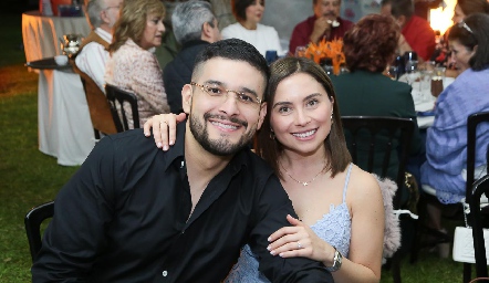 Hector Álvarez y Margot Uría.