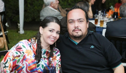 Adriana Maza y Javier Uría.