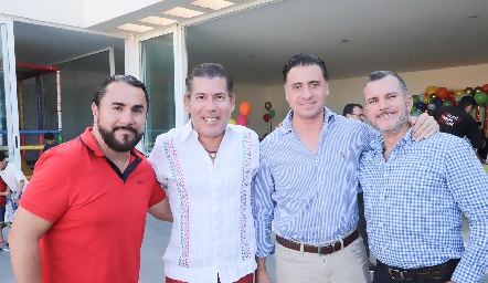  Erick Cabrera, Joel Armendáriz, Jesús Jiménez y Marcelo Ramírez.
