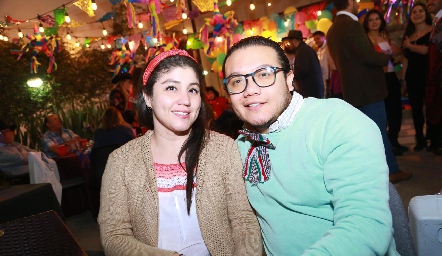  Carla Barrera y Edgar Ramírez.