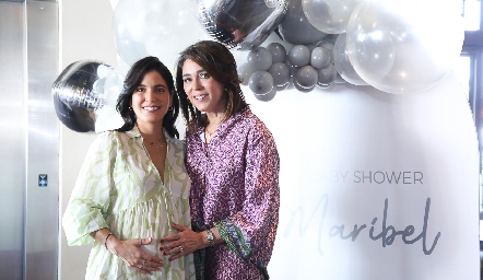  Maribel Rodríguez con su mamá Maribel Lozano.