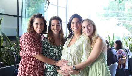  Mariana de la Luna, Mónica Garza, Maribel Rodríguez y Faustina Villarreal.