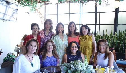  Martha Eugui, Maribel lozano, Maribel Rodríguez, Elsa Tamez, Lula López, Claudia Garza, Gabriela Payán, Laura Rodríguez y Lorena Herrera.