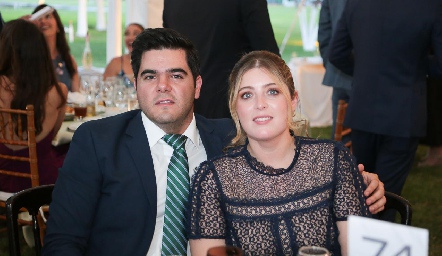 Alejandro Pérez y Adriana Zúñiga.