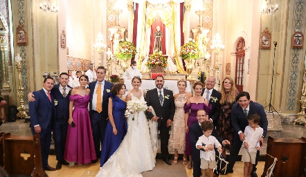 Familia Lapuente García y familia Lorca Meade.