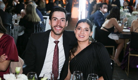 Alfonso Rojas y Mariana Cervera.