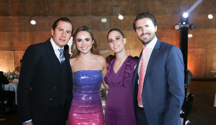 Alejandro Chávez, María José Valle, Nuria Manzo y Gerardo Gómez.