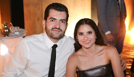 José Aguado y Fernanda Quiroz.