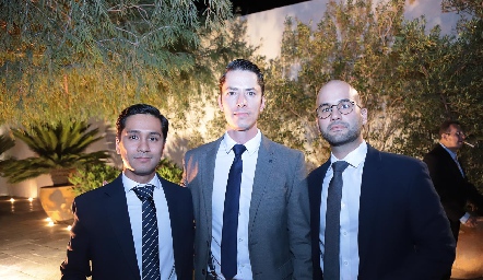  Felipe Rodríguez, Eduardo Gaviño y Andrés Mendizábal.