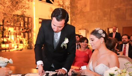  Boda Civil de Pepe Armendáriz y Silvia Guel.