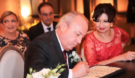  Boda Civil de Pepe Armendáriz y Silvia Guel.