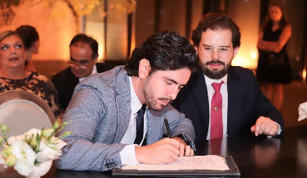  Boda Civil de Pepe Armendáriz y Silvia Guel.