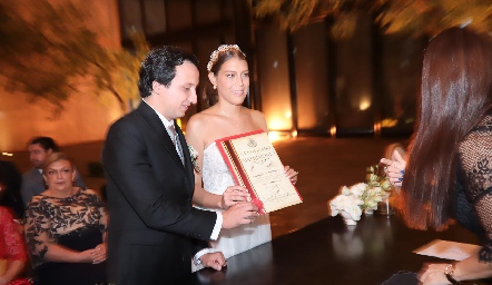  Boda Civil de Pepe Armendáriz y Silvia Guel.
