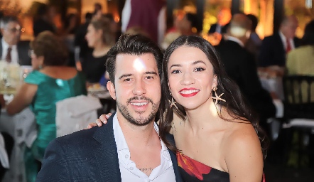  David Bagg y Claudia Valdelamar.
