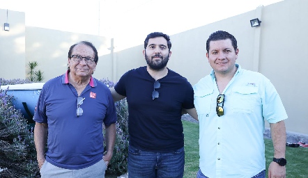 Nacho Puente, Mario Cornejo y Nacho Puente.