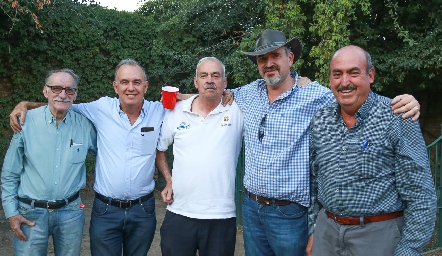  Juan Manuel, Gerardo Zermeño, Enrique Zermeño, Mario Güemes y Juan Manuel Reynoso.