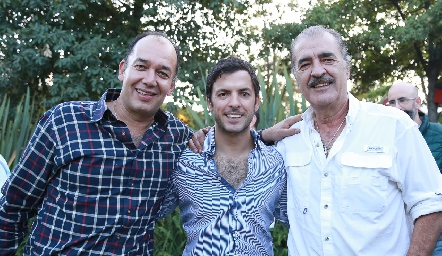  Omar Abud, Omar Güemes y Marco Güemes.