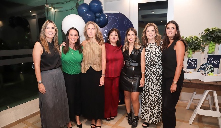  Gaby Berrón, Marifer Castillo, Vero Berrón, Pita Retes, Cristina Kasis, Cristina Galán y Daniela Rivero.