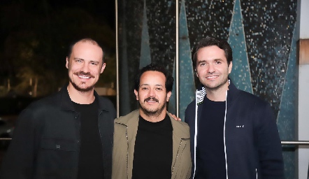  Pato Valle, Toto Sanvela y Ricardo Espinosa.