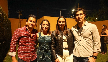Julio Tavares, Fer Atisha, Bárbara Mejía y Alberto Kasis.