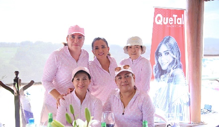  Equipo de Aguascalientes, Norma Gordiano, Adriana Campos, Carolina Alatorre, Harue y Gaby Gomez.