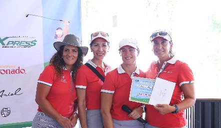  Vivian Alatorre, Roxana Fernández, Silvia Garza y Blanca Cantú.