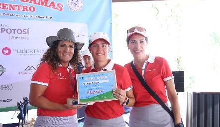  Vivian Alatorre, Silvia Garza y Roxana Fernández.