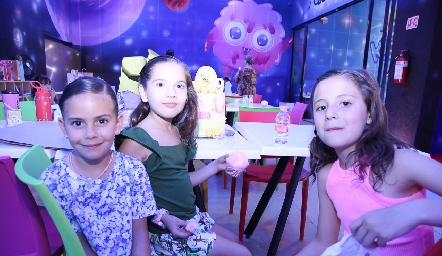  Inés, Paula y Roberta.
