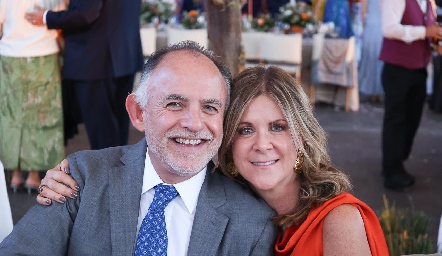 José Pacheco y Mónica Lomelí.