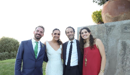  José Velarde, Regina Gutiérrez, Miguel Fernández y Ana Rivera.