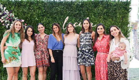  María Cueli, Fer, Claudia Díaz de León, Melissa Ruiz, Sofía Villaseñor, Ana María, Montserrat Muñiz, Olga Espinosa y Arantza Díaz de Sandi.