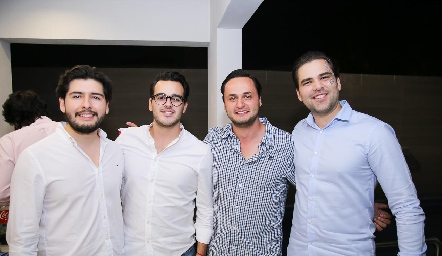  Gerardo Bocard, Eduardo Gómez, Victoriano Martínez y Gustavo Rangel.