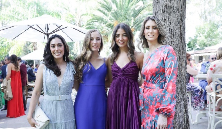  Daniela Monzón, Celina Gallegos, Sofía Rojas y  Nuria Oliva.