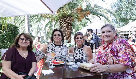  Guadalupe Contreras, Martha Saldaña, Irma Ivonne Aguilar Pelayo y Laura Susan.