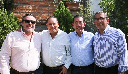  Héctor Morales, Adolfo Arriaga, Félix Bocard y Gerardo Bocard.