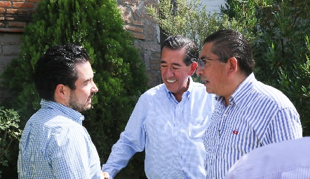  Federico Mendizábal con Félix y Gerardo Bocard.