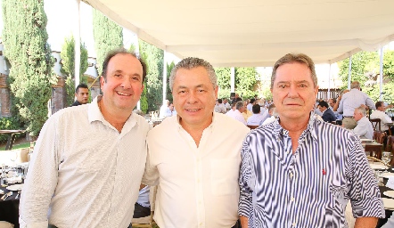  Héctor Hinojosa, Lisandro Bravo y Jorge Valle.