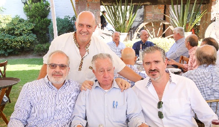  Stefan Lachner, Eduardo Medina, Guillermo Aldrett y Mario Güemes.
