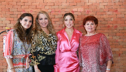  Eugenia Musa, Claudia González, Veida Villarreal y Maru Celis.