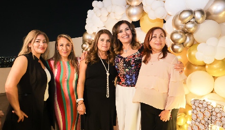  Tony Padrón, Norma Sánchez, Leticia Sánchez, Maru Téllez y  Gloria Rodríguez.