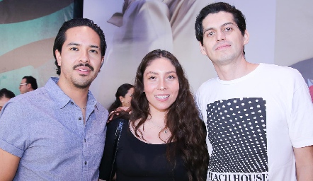  Diego Miranda, Mariana Naya y Miguel García.