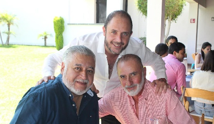  Ricardo Villalba, Paco Ponce y Riki Villalba