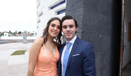 Cynthia de De Luna y Rodrigo Ortiz.