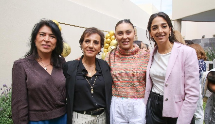  Carolina Aguilar, Patricia Ramos, Lili Medina e Isa Villanueva.