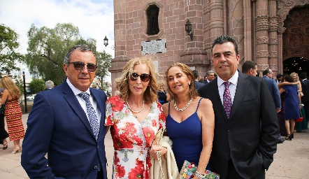  Ricardo Gaviño, Kili Cárdenas, Patricia Gaviño y Javier Gómez.