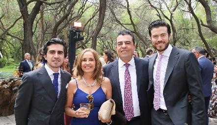  Guillermo Gómez, Patricia Gaviño, Javier Gómez y Roberto Lozano.