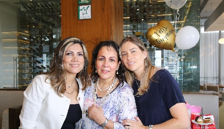  Vero Martínez, Lila González y Gabriela Alvarado.