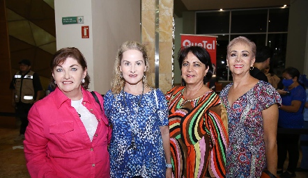 Lety Villalba, Elizabeth Heinze, Sandra Gaviño y Charis Castillo.